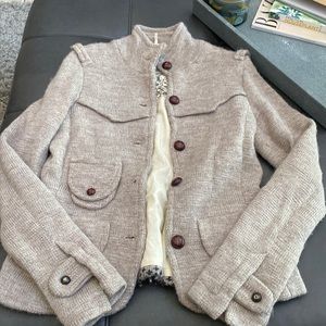 Free people sweater jacket